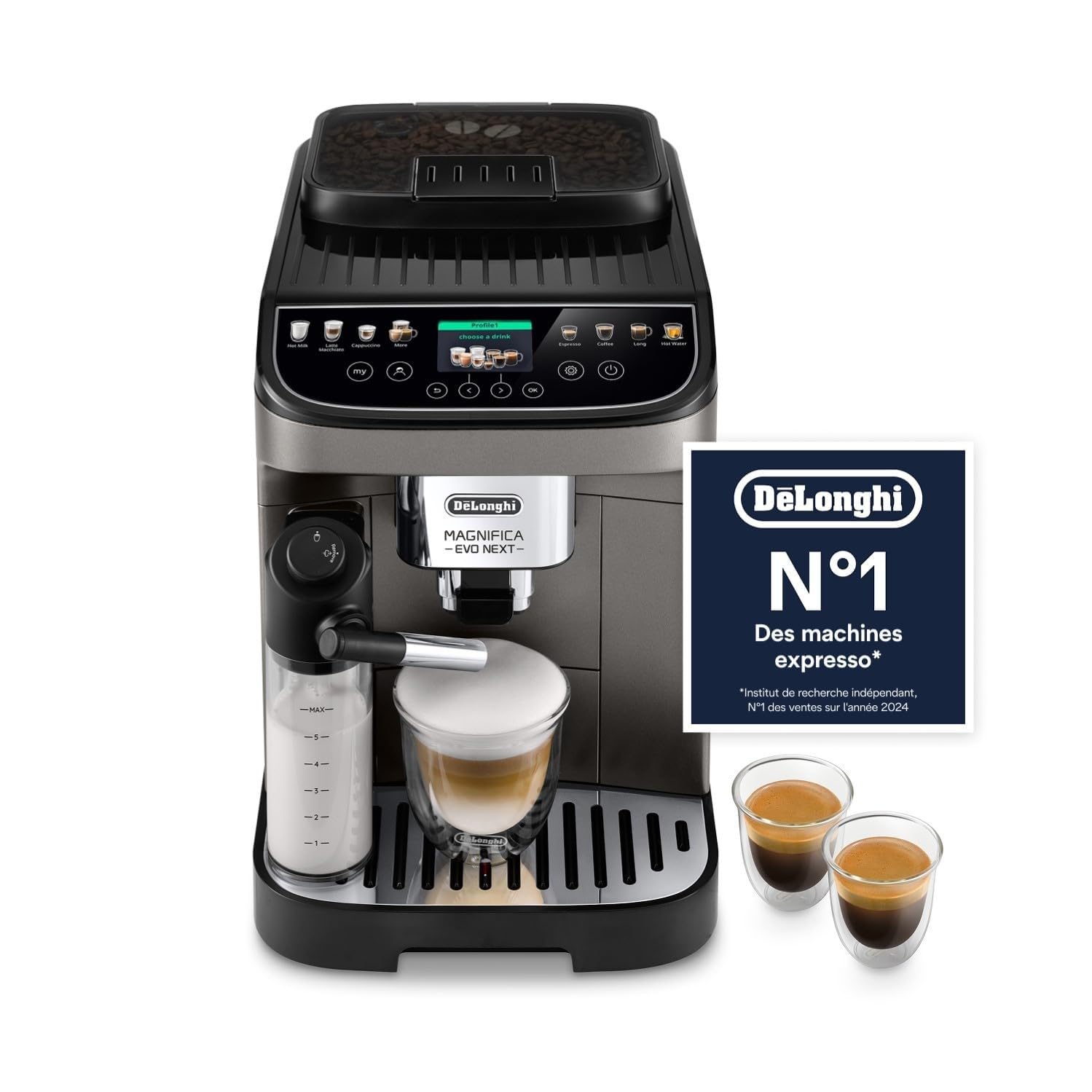 Magnifica Evo Next - Perfetto Machine à Café Automatique avec LatteCrema
